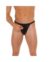 Sexy G string & zip (Schwarz) - Rimba