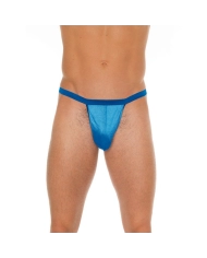 G string sexy & pouch (bleu) - Rimba