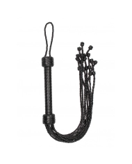 Short Leather Braided Flogger