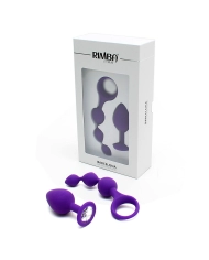 Analplug Kit Barcelona Purple - Rimba