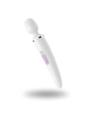 Vibromasseur baguette ultra puissant – Satisfyer Woman Wand blanc