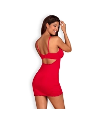 Sexy Jolierose Chemise & String (rot) - Obsessive