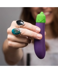 Mini vibromasseur Emoji Aubergine - Emojibator