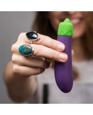 Mini vibratore Emoji Eggplant - Emojibator