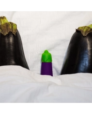 Mini vibrator Emoji Eggplant - Emojibator