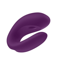 Vibromasseur pour couple Double Joy (violet) – Satisfyer