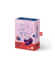Vibromasseur pour couple Double Joy (violet) – Satisfyer