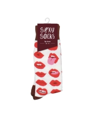 Sexy Socks 'Lip Love' - Calzini sexy