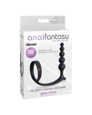 Anal beads & Cockring Ass-Gasm - Pipedream