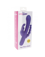 Vibratore Raabbit Triple Pleasure - Toyjoy