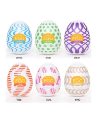 Einweg Masturbator Tenga Eier sortiment (6er Pack)