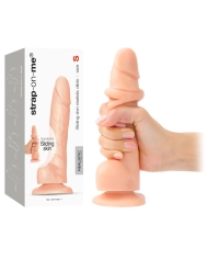 Realistic Cock with scrotum - strap-on-me Sliding Skin (Small)