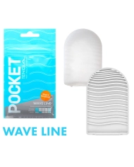 Tenga Masturbator Pocket - Wave Line