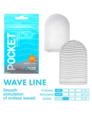 Tenga Masturbator Pocket - Wave Line