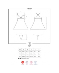 Babydoll & String 838 (red) - Obsessive