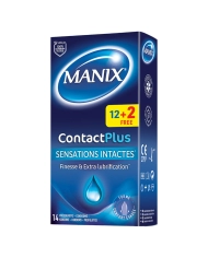 Préservatifs Manix Contact PLUS 14pc