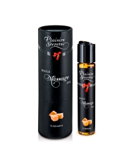Huile de massage comestible Caramel - Plaisirs Secrets