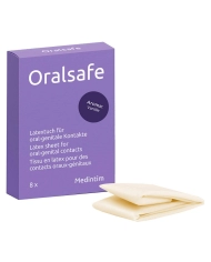 ORAL safe Latex-Tücher (Vanilla) 8St.