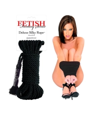 Japanese Silk Rope Black - Fetish Fantasy 9.75m