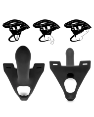 Cintura con dildo PerfectFit Zoro (16.5 cm) - Nero