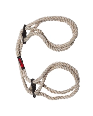 Japanese bondage cuffs for ankles or wrists Beige - Kink