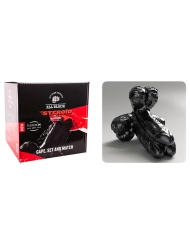 Butt Plug géant triple pénis - All Black Steroïd Gape
