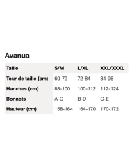 Babydoll & String Flowlace (Red & Black) - Avanua