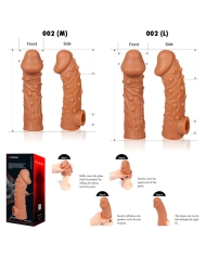 Gaine de pénis grossissante Sleeve 002 (M) - Kokos