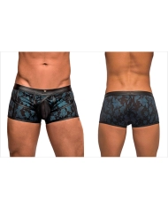 Black Sexy Boxer Strapped & Bound - Male Power