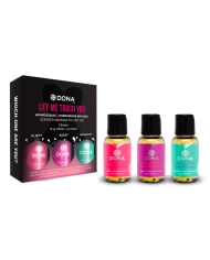 Pheromone Massage Oil Set 3x 30ml 