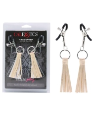 Nipple clamps with little whips (Gold) - CalExotics