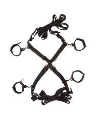 Kit de bondage Scandal Over The Bed Cross - Calexotics