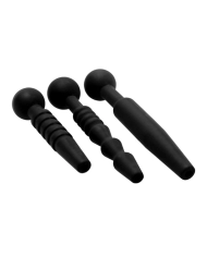 Dark Rods Silicone Urethral Probe Kit of 3 - Master Series