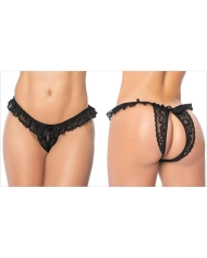 Open sexy panties Peek-a-boo 119 (Black) - Mapalé