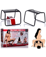 Sexual chair with support for dildo Bangin Bench - LoveBotz
