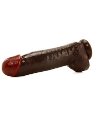 Dildo Realistic Rascal Black Balled Extra Large - 29 cm