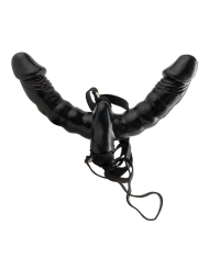 Doppio dildo vibrante Double Delight Strap-On - Pipedream