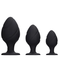 Analplug Kit Swirled Butt Plug - Ouch!