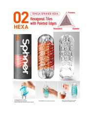 Tenga Masturbator - Spinner 02 Hexa