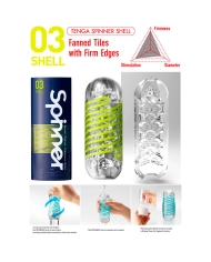 Tenga Masturbator - Spinner 03 Shell