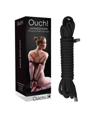 Corde japonaise de bondage Noir 10m - Ouch
