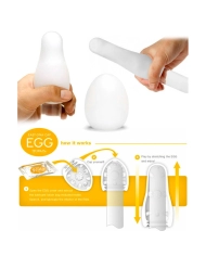 Masturbator Tenga Egg - Wavy II sleeve