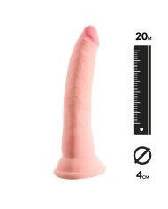 Dildo réaliste King Cock 3D 20cm - Pipedream