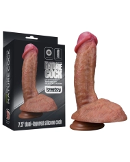 Dildo realistisch doppelte Dichte (13.5 cm)  - LoveToy Nature Cock