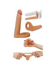 Double penetration anal strap - LoveToy Ultra Soft