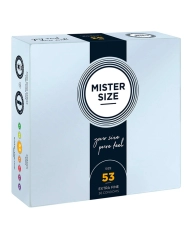 Mister Size Kondome nach Mass 53mm - 36pces.