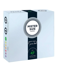 Preservativo su misura Mister Size 47mm - 36pc