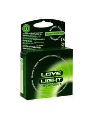 Love Light préservatifs fluo 3pc
