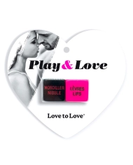 Giochi di dadi per adulti Play & Love (French/English)