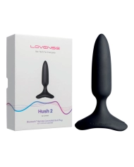 Hush 2 Lovense - Plug anale vibrante connesso (Small)